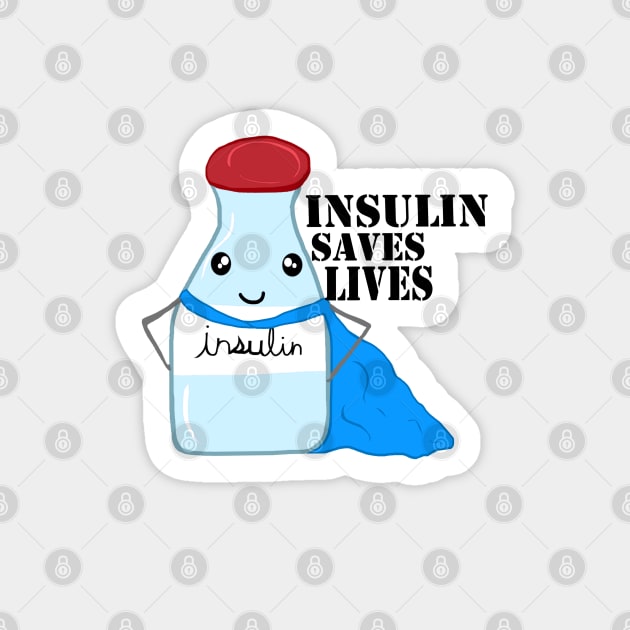 Insulin Super Hero - Insulin Saves Lives Sticker by CatGirl101